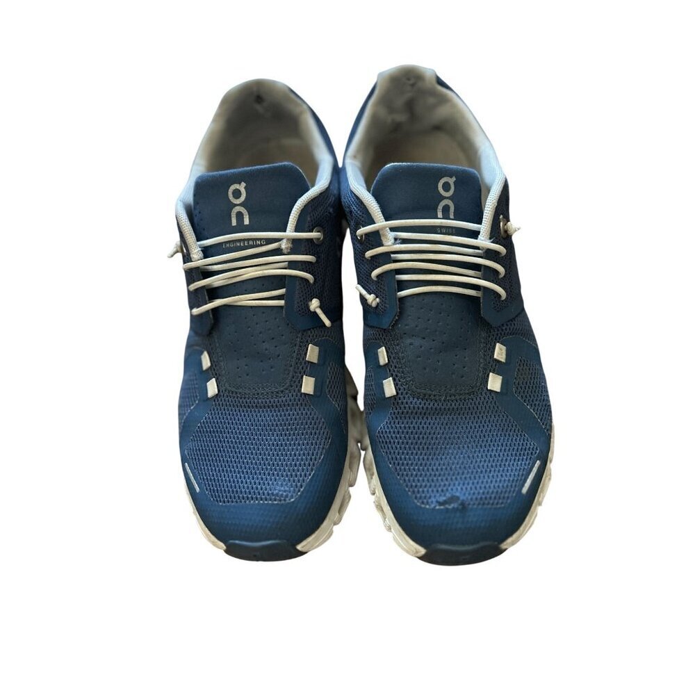 On Cloud 5 Niagara Women's Running Shoes Blue White Sneakers Size 9 - Picture 2 of 9